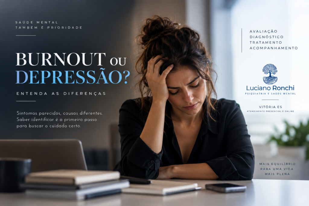 Burnout ou Depressão Entenda as Diferenças Vitória ES