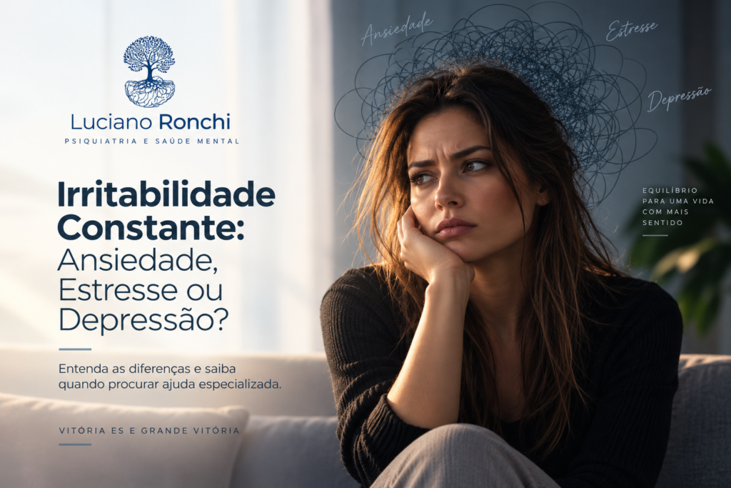 Irritabilidade Constante Ansiedade, Estresse ou Depressão Vitória ES